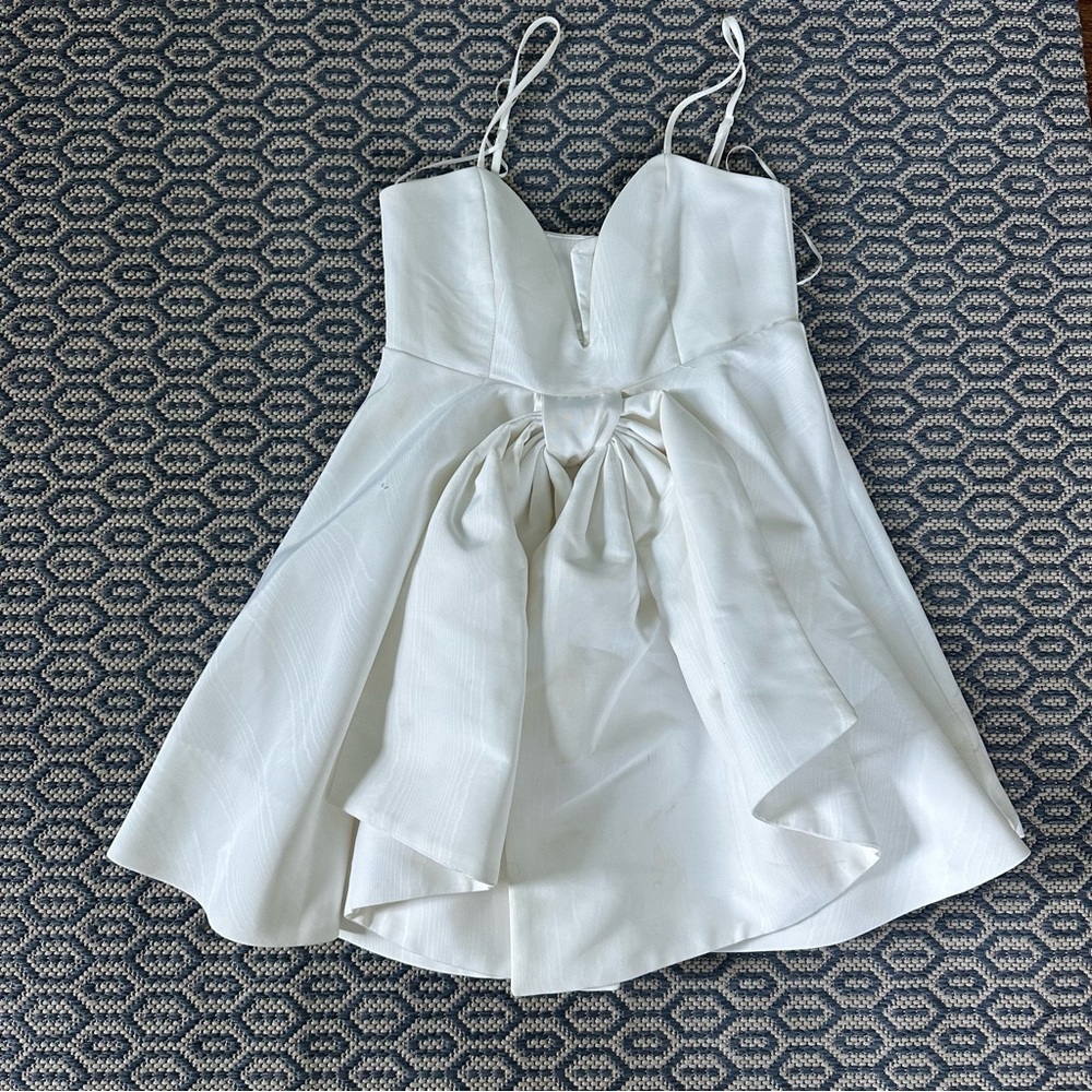 Bardot Annabelle Plunge Neck Mini Dress - Picture 3 of 10